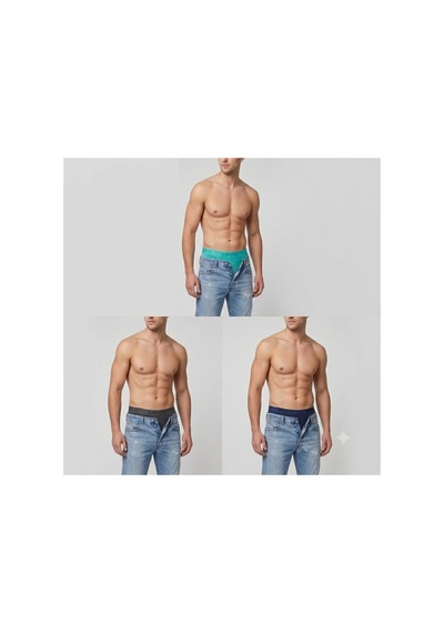 Levi's 3'lü Paket Pamuklu Basic Sportswear Logo Boxer Trunk Koyu Siyah