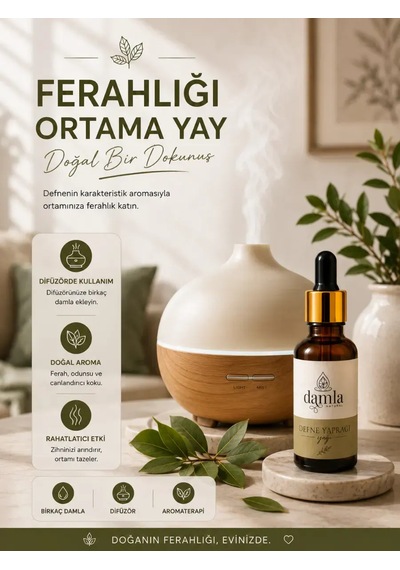 Biodamla Natural Defne Yaprağı Yağı 10 Ml