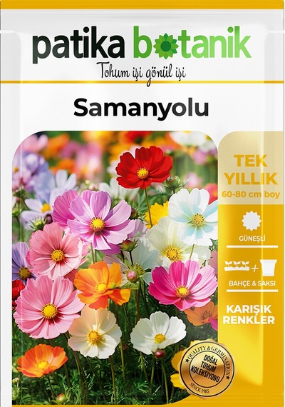 Patika Botanik 30 Adet Samanyolu Cosmos L. Çiçek Tohumu