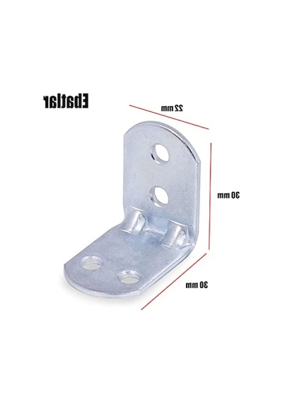 10 Adet 30x30x22 Mm L Demir Gönye - Mobilya Bağlantı Elemanı
