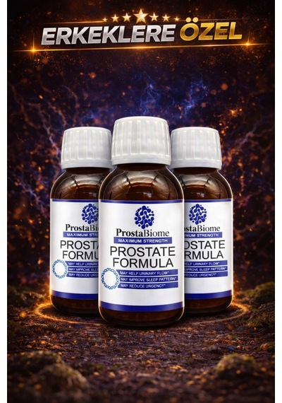 Prostate Formula Erkekler İçin Kendini Güçlü, Dengeli Ve Rahat Hisset 50 Ml 3 Adet