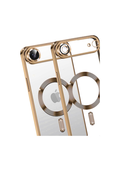 Apple Uyumlu iPhone 17 Air Uyumlu Kross Magneticsafe Kapak - Çöl Titanyum
