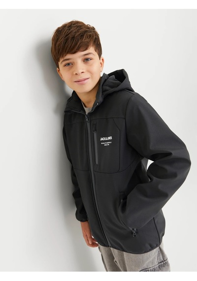Jack & Jones Jack&jones Jjetheo Softshell Erkek Çocuk Ceket 12269432 Siyah