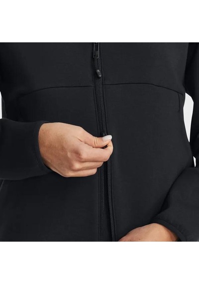 Under Armour Unstoppable Fleece Kadın Siyah Polo Yaka Tişört