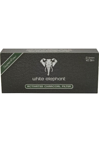 White Elephant 6mm Kömürlü Pipo Filtresi 45 Adet 352440