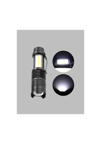 Astraltech 4 Modlu Usb Şarjlı Led El Feneri Kamp Ve Outdoor Çok Renkli