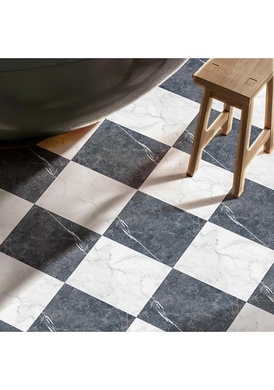 Technosmart 4adet 30cm 30cm Kendinden Yapışkanlı Lvt Zemin Ve Duvar Kaplama Mutfak Banyo Karo Stickr