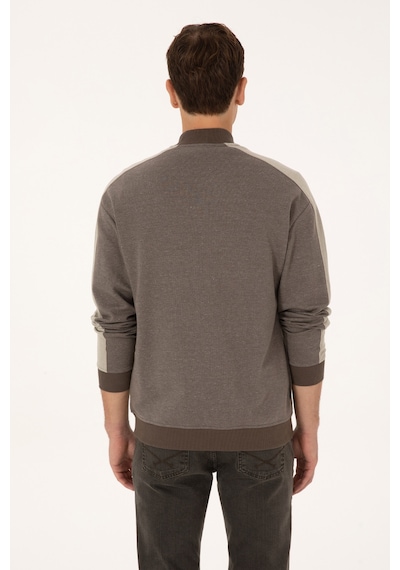 U.s. Polo Assn. Erkek Vizon Hırka Örme 50315820-vr052 Vızon