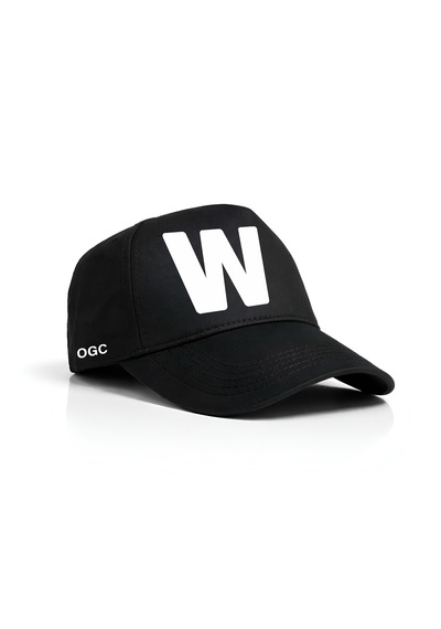 Ogc W Harfi Unisex Şapka Siyah