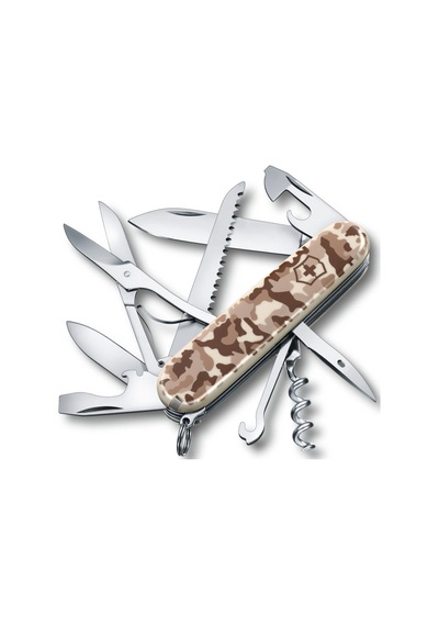 Victorinox Kamp Çakı Huntsman Desert Kamuflaj 1.3713.941 Kahverengi - Krem