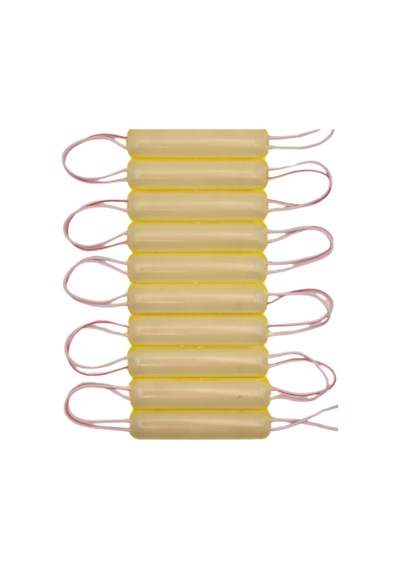 20 Adet 12 Volt 1.8 Watt Sarı - Amber Neon Cob Led Modül Ip65