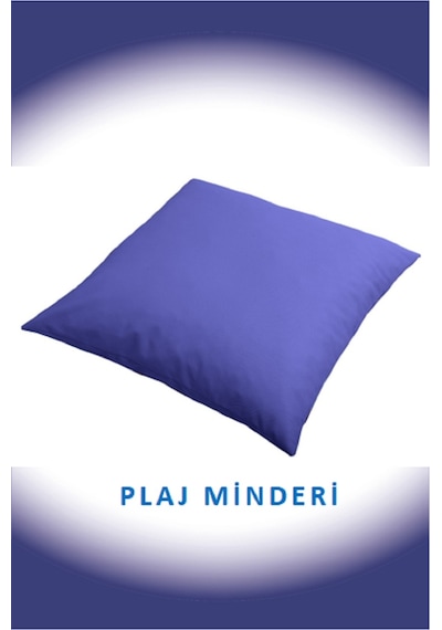 Dekosoy Plaj Minderi 100cmx100cm Saxmavi