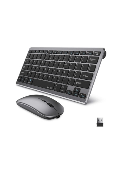 Ers Sessiz Kullanım Sunan Bluetooth Klavye Mouse Seti Çoklu Cihaz Uyumlu Diğer