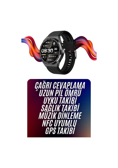 Akıllı Saat Amoled Ekran 3 Kordonlu Uczzzgt42akıllısaatttt1