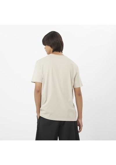 Salomon Logo Tee M Raıny Day// Erk T-shırt Lc2526300 Beyaz