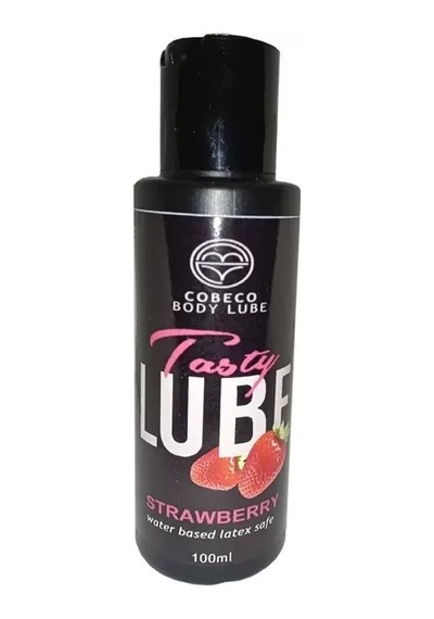 Hubrendy Sh Cobeco Tasty Lube Strawberry Çilek Aromalı Lubricant 100ml