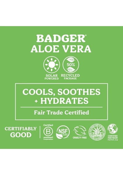 Badger Clear Zinc Kokusuz Güneş Kremi SPF40 87 ML + Aloe Vera Jel 118 ML