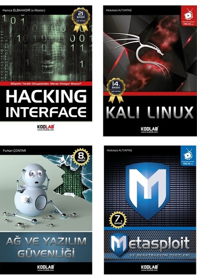 Global Hacking ve Güvenlik Seti 4 Kitap Takım  -  Komisyon  -  Kodlab