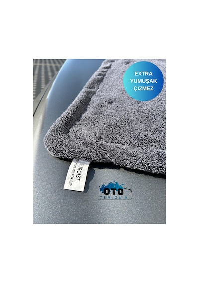 Mikrofiber Araç Kurulama Bezi 50x70 Cm 1000 Gsm, Çift Katlı, Çizmez, Koku Yapmaz 1 Adet