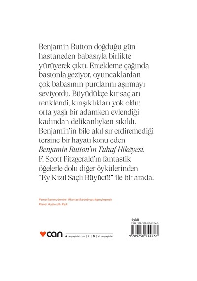 Benjamin Button’In Tuhaf Hikâyesi - F. Scott Fitzgerald - Can Yayınları