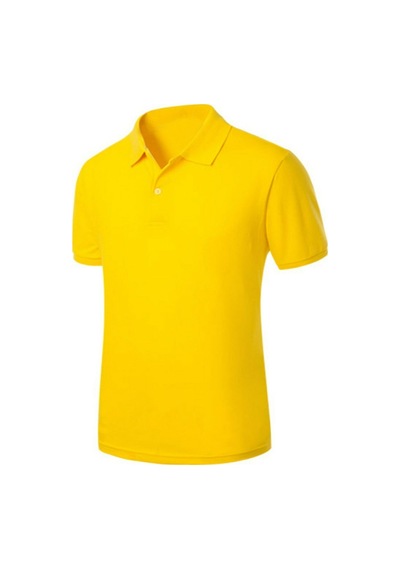 Kidsmadamiko Alm Kız Çocuk Kısa Kollu Polo Yaka T-shirt 5-17 Yaş Bedenler Sarı