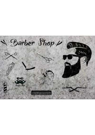 Berber Salonu Duvar Kağıdı (359605317)