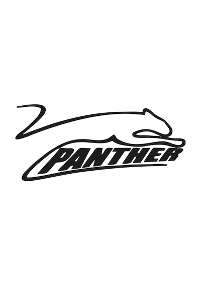 Panther Sticker, Oto Sticker, Motor Sticker, Kelebek Cam Sticker 15x7 Cm