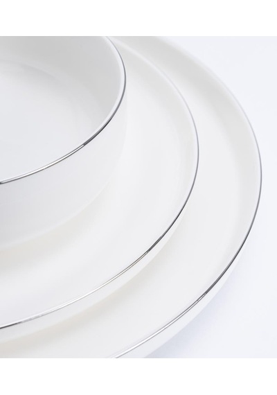 Maxx Doria Solo Platinum 12 Kişilik 58 Parça Yemek Takımı Pa2103 Beyaz