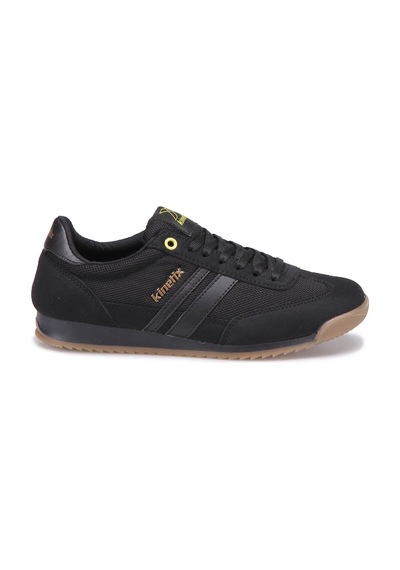 Kinetix Halley Siyah Unısex Sneaker Kauçuk Taban Siyah