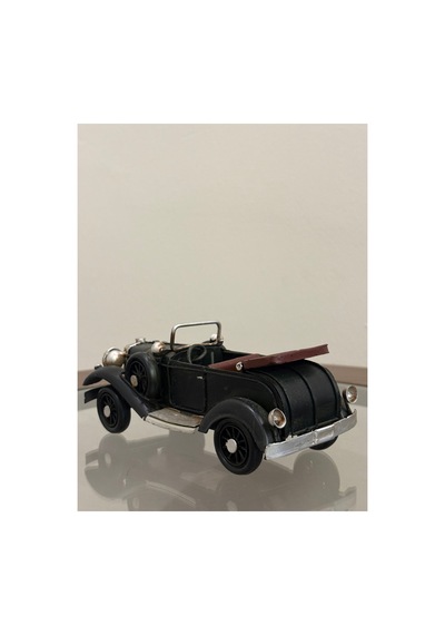 Vintage Metal Üstü Açık Antika Araba Maketi Ev Ve Ofis İçin Lüks Dekorasyon
