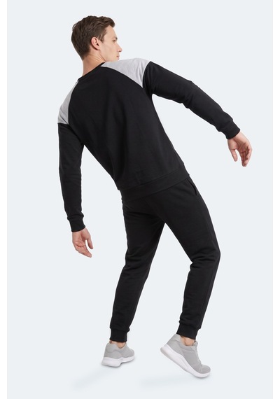 Slazenger Made Siyah Erkek Sweatshirt