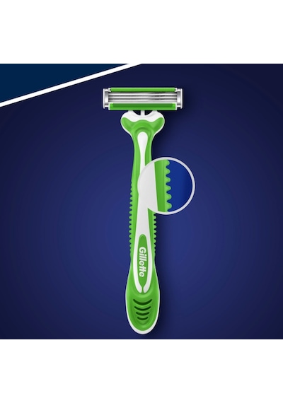 Gillette Blue3 Sensitive Tıraş Bıçağı 3'lü