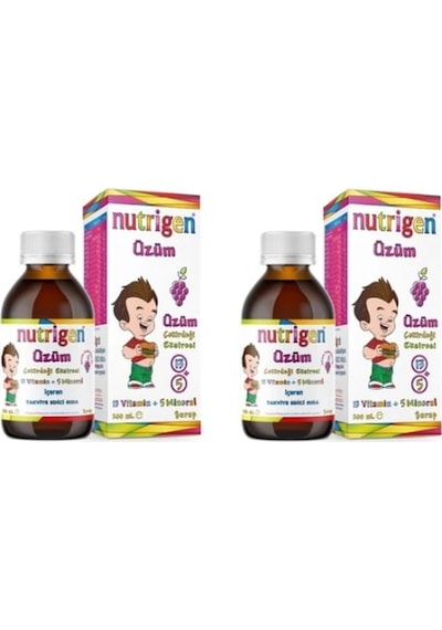 Nutrigen Pediatrik Üzüm Çekirdeği Eki Şurup 2 x 200 ML