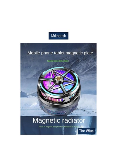 Kablolu Mıknatıslı Rgb Cep Telefonu Güçlü Soğutma Fanı Telefon Ha