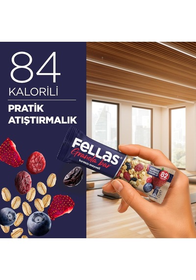 Tr Granola Bar Karma Kutu, 3 Çeşit, 12 Adet 3 Paketi