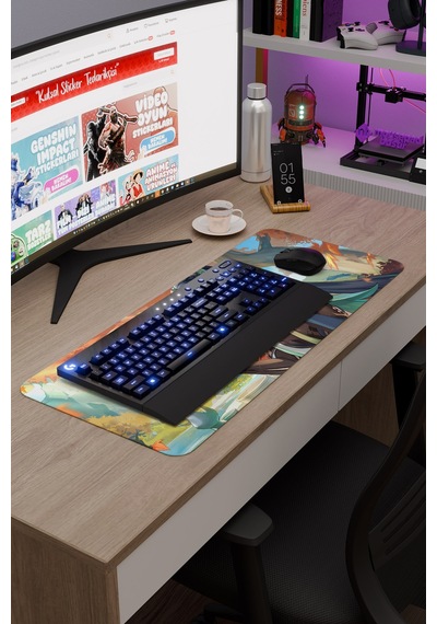 Xianyun Genshin Impact Anime Gacha V5 - 70x30 Xl Gaming Mouse Pad Fare Altlığı