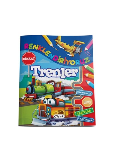 Renklendiriyoruz - Trenler - Ybve-692095