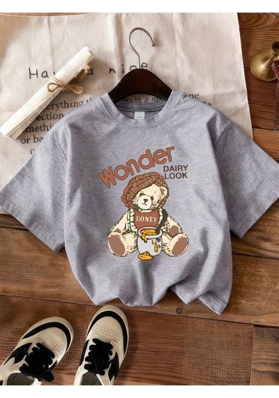 Noıssey Urban Pop Graphic Kadın Tişört Koleksiyonukod 5480 Gri