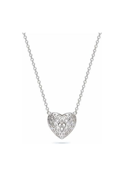 Servi 925 Ayar Gümüş Heart Fusion Kolye-9