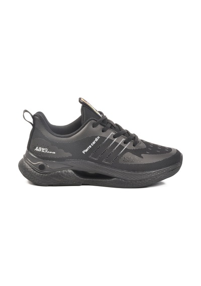 Pierre Cardin Siyah Fileli Hafif Esnek Unisex Spor Ayakkabı Pcı-11068 G Siyah