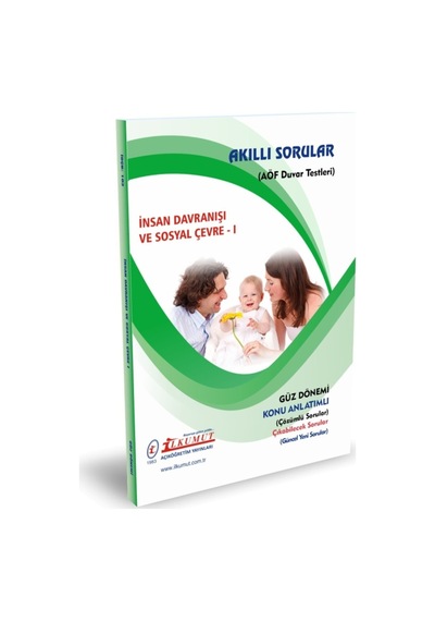 İlkumut Yayınları - İnsan Davranışı Ve Sosyal Çevre - 1 - Konu Anlatımlı Ve Çözümlü Sorular