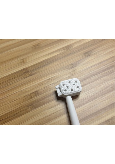 2 Adet Elektrikli Diş Fırçası Başlığı Koruma Kutusu Havalandırmalı Tasarım Beyaz