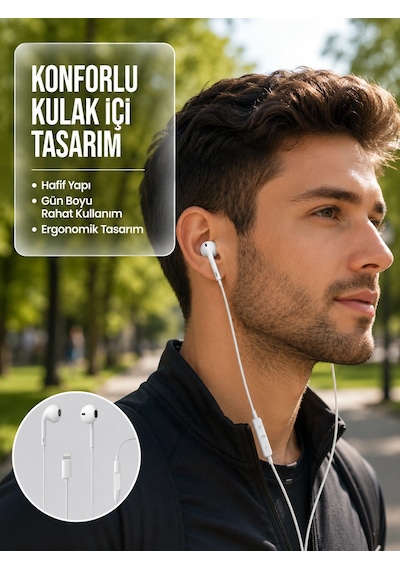 Uzaktan Kumandalı Mikrofonlu Mükemmel Ses Deneyimi Kulaklık Yeni Nesil Diğer