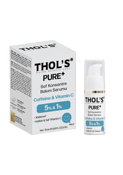 Thol's Pure+ Caffeine & Vitamin C Konsantre Bakım Serumu 15 ML