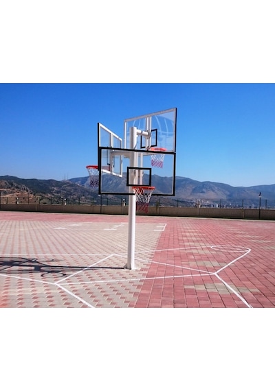 Adelinspor Basketbol Potası Üçlü Grup Kademeli Yükseklik 20 MM Cam