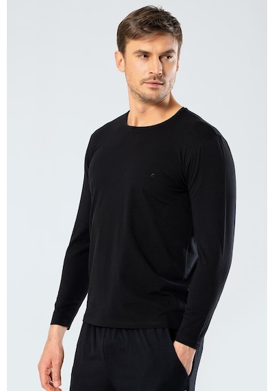 Cacharel Erkek Uzun Kollu T-shirt 1333/siyah Siyah