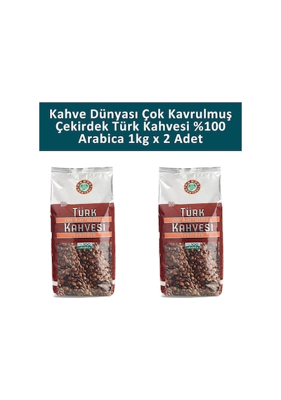 Kahve Dünyası Çok Kavrulmuş Türk Kahvesi 2 x 1 KG