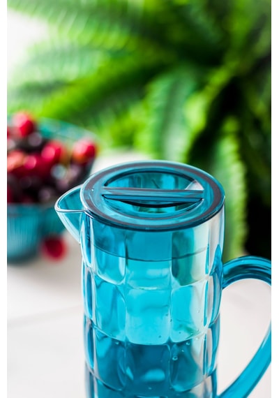 Arkilik Allegra 1,5 L Aquamarin Sürahi -Buzdolabı Kapak Rafına Sığar