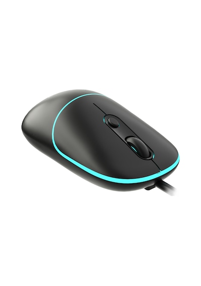 Lecoo MS110 USB Kablolu RGB 2400DPI 4 Tuşlu Sessiz Click Optik Mouse