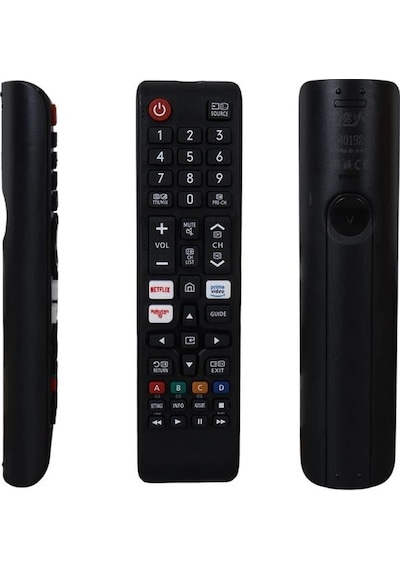 Samsung Uyumlu  Netflix - Prime Video - Rakuten Tuşlu Lcd Led Tv Kumandası Bn59-01315b